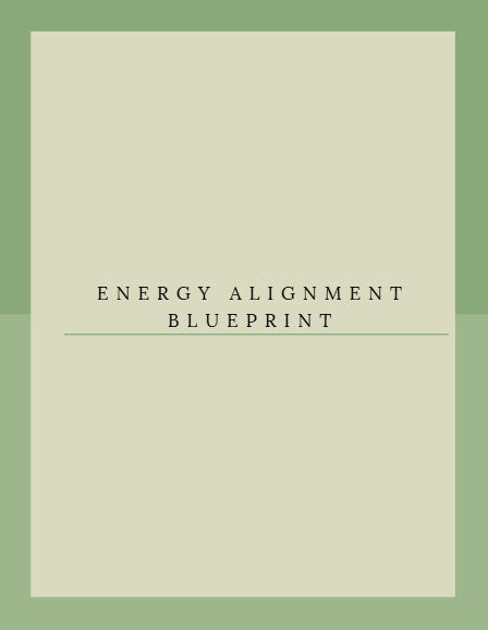 Energy Alignment Blueprint- Your Energy holds the story, the medicine, and the power to rewrite your reality.